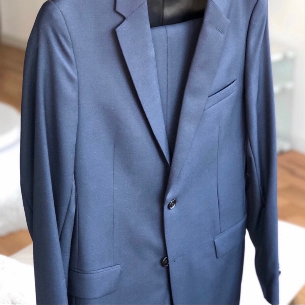 Christian Dior Navy Blue Suit! Blazer and Pants!